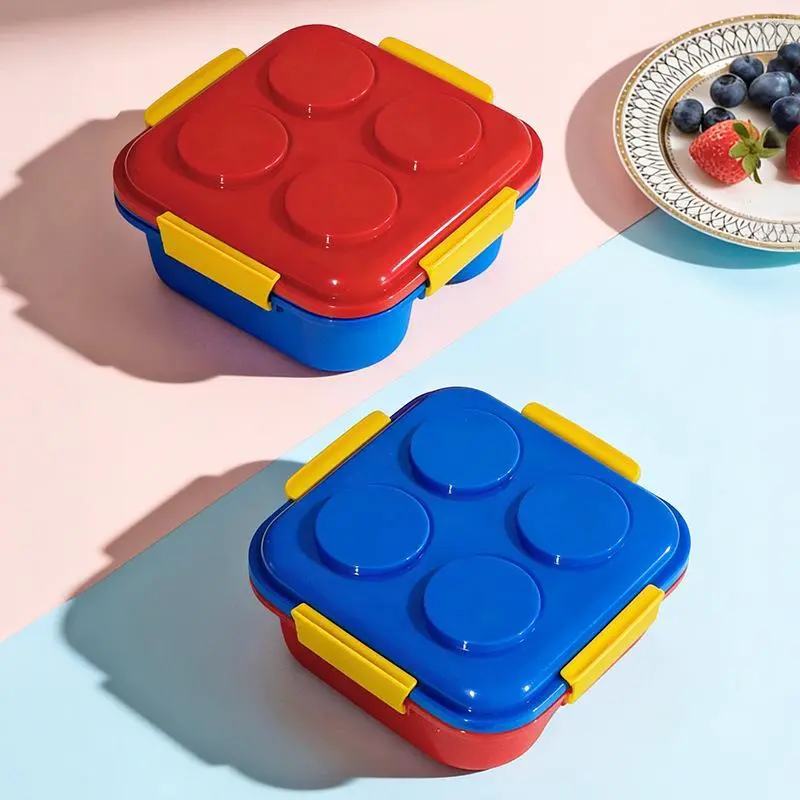 Building Blocks Lunch Box | Leak-proof Meal Prep Container Factory - HongXing 1