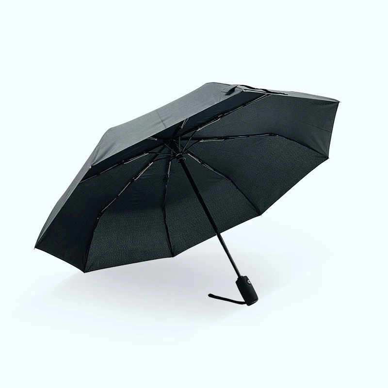 Compact Automatic  3-Fold Umbrella Windproof & Durable for Commute and Rain 1
