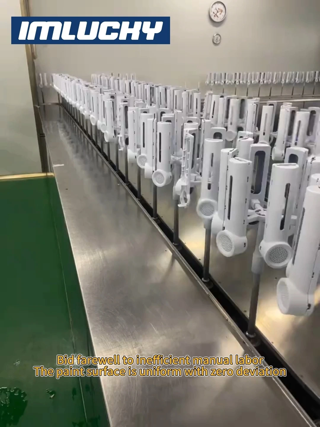 Automatic painting line for plastic part 1