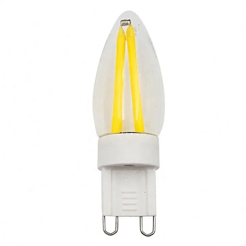 3W 3 Level Dimmable Mini Candle Glass LED G9 Bulb 1