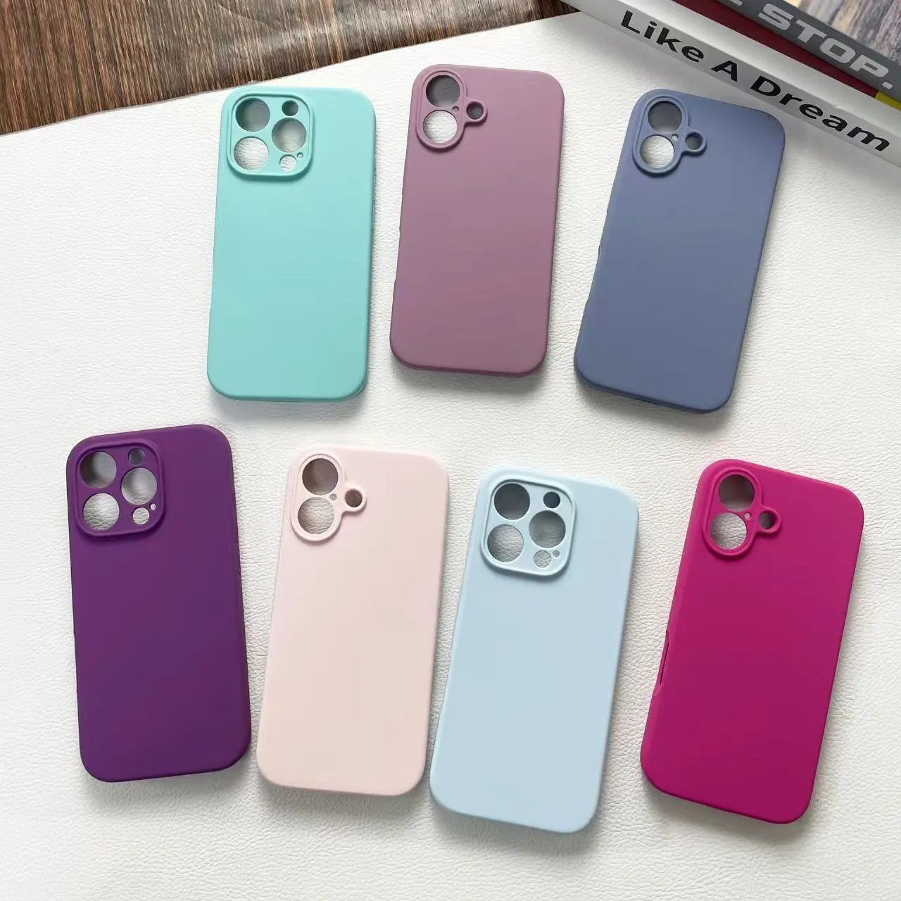 New iPhone 16，17 Silicone Case | Best Selling, Flexible Soft Skin Cover | Multiple C 1