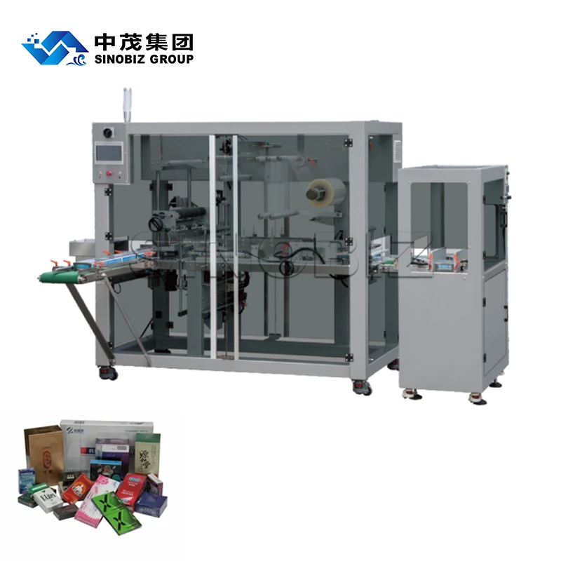 High Speed Transparent Film 3D Packaging Machine BTB-480 Transparent Film Overwrapping Machine for Food 1