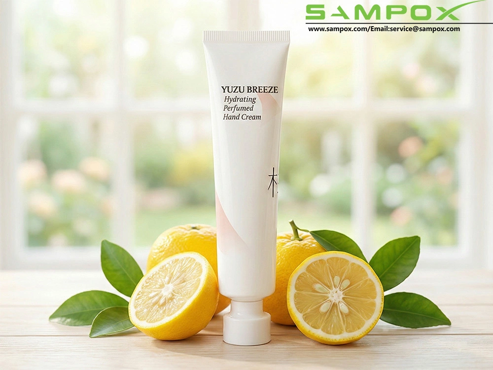 White PE Hand Cream Tube with Small Round Screw Cap 30g 25mm 1