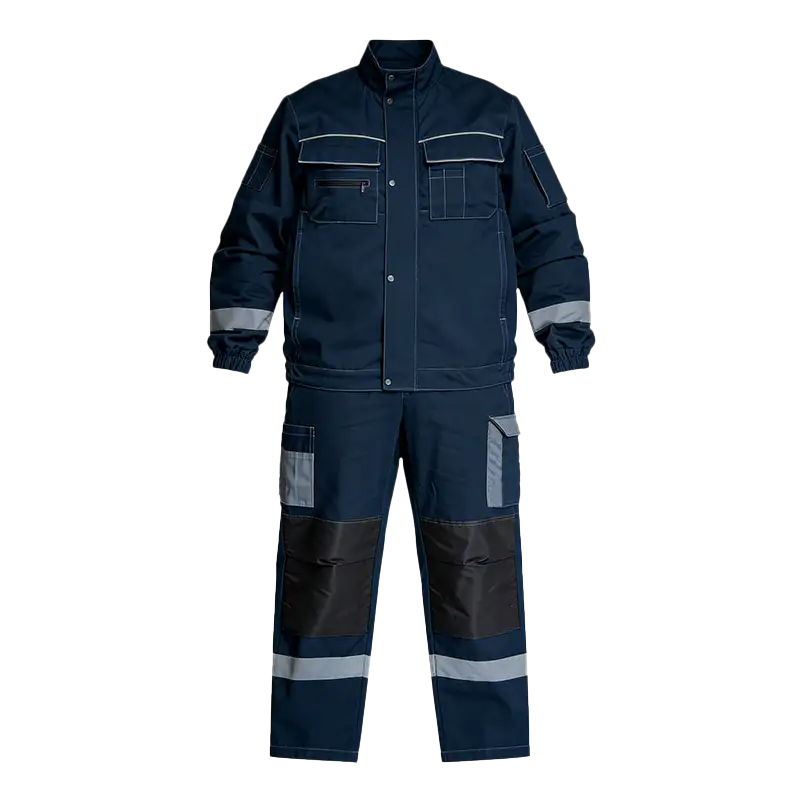 Set Pakaian Kerja Tahan Aus dengan Penguatan Lutut untuk Perawatan Mekanik dengan Visibilitas Tinggi 1