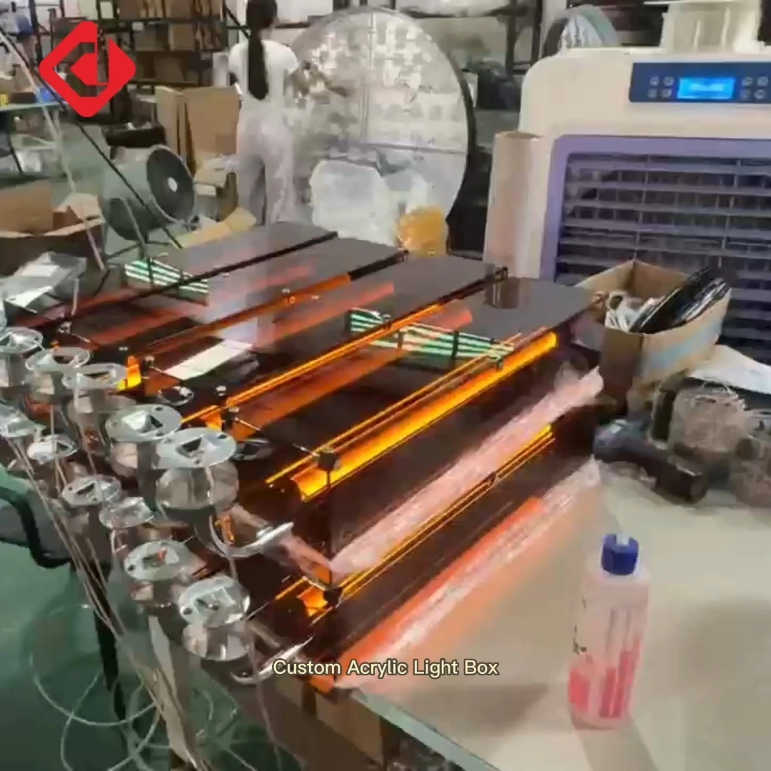 Custom Outdoor Waterproof Full Acrylic Light Box For Shop Store 1