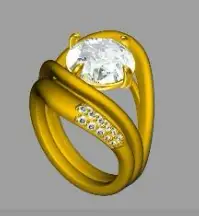14K Yellow Gold Ring Customized Jewelry 1