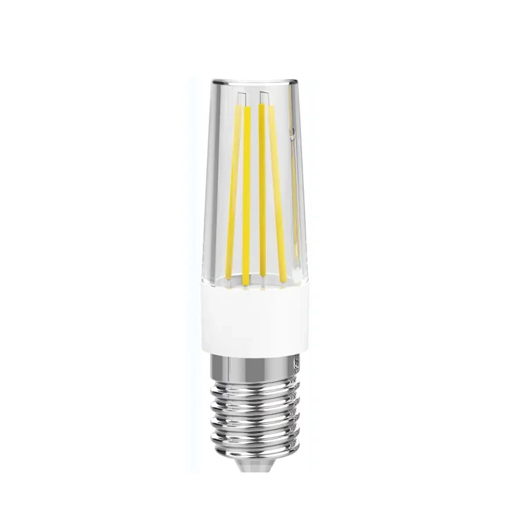 E12 3W Dimmable Long Filaments Round Flat Mini LED Bulb 1