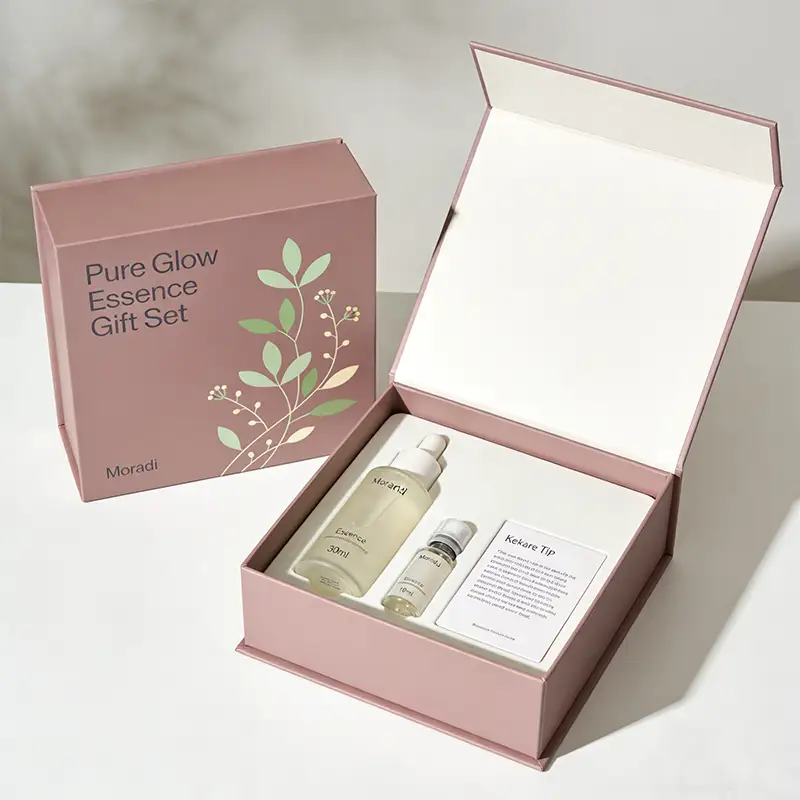 علب تغليف مستحضرات التجميل المصنوعة من الورق المقوى القابل لإعادة التدوير، بتصميم إبداعي حسب الطلب، مع غطاء مغناطيسي، تغليف فاخر للبيع بالجملة 1