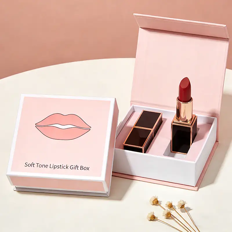 علب مستحضرات تجميل قابلة للطي مصنوعة من ورق مقوى قابل لإعادة التدوير مع غطاء مغناطيسي، بشعار مخصص، تغليف فاخر، بيع بالجملة احترافي 1