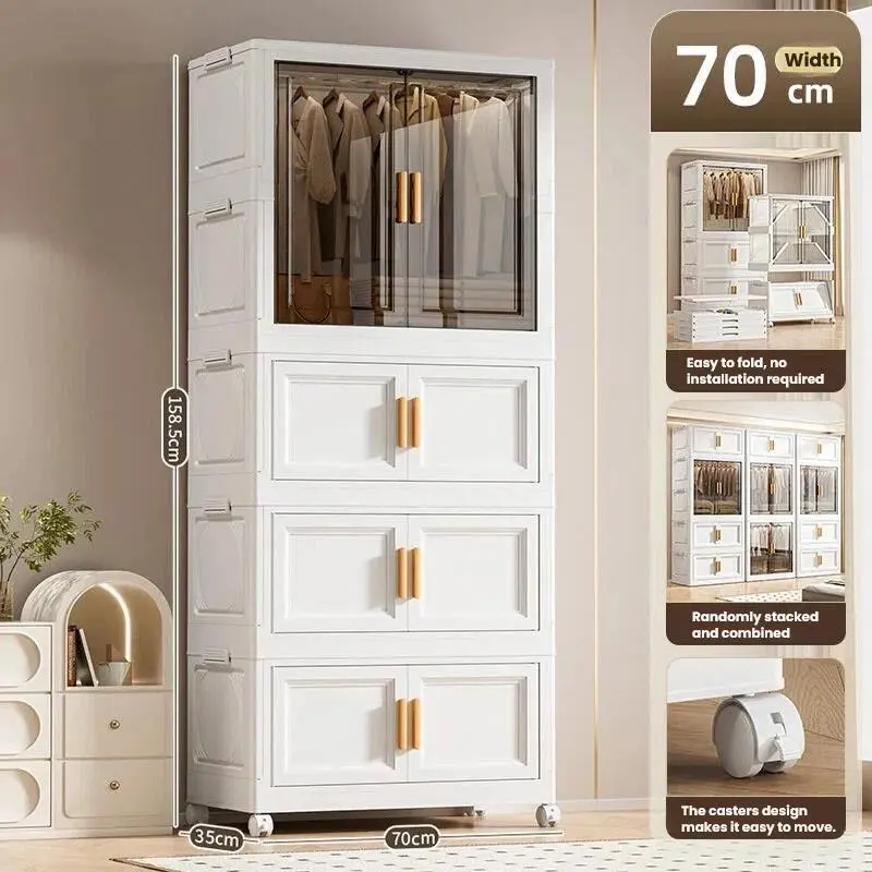 European Transparent Wardrobe | Modular Plastic Wardrobe Factory - HongXing 1