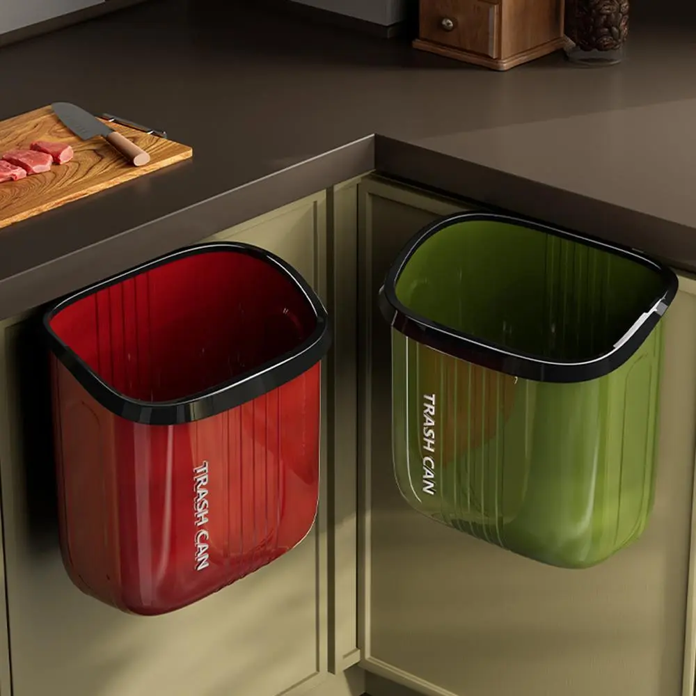 Wall-Mounted Kitchen Trash Can | Portable Plastic Waste Container Factory -HongXing 1