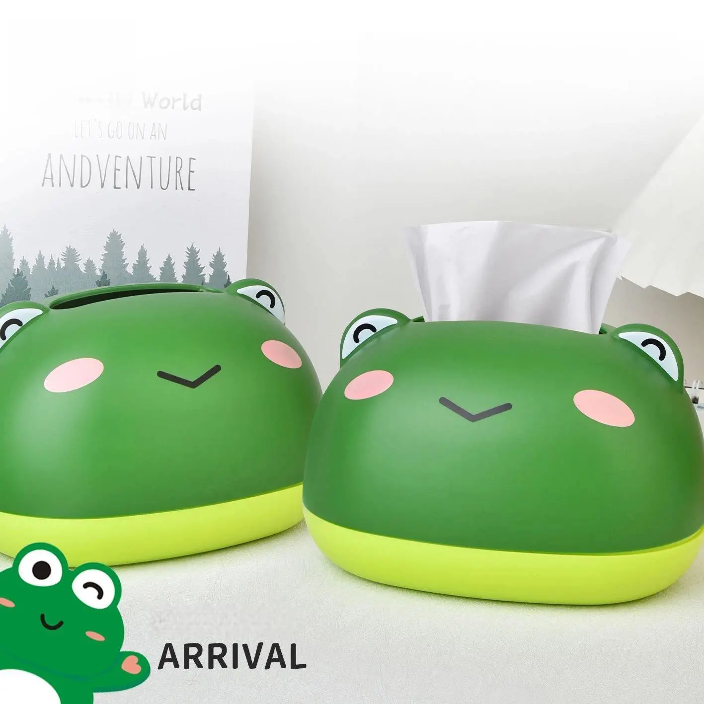 Frog Tissue Box | Plastic Products Factory - HongXing 1
