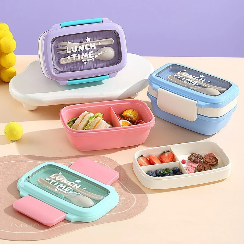 Hongxing Portable Microwave Lunch Box, Dopamine Double-Layer Lunch Box 1