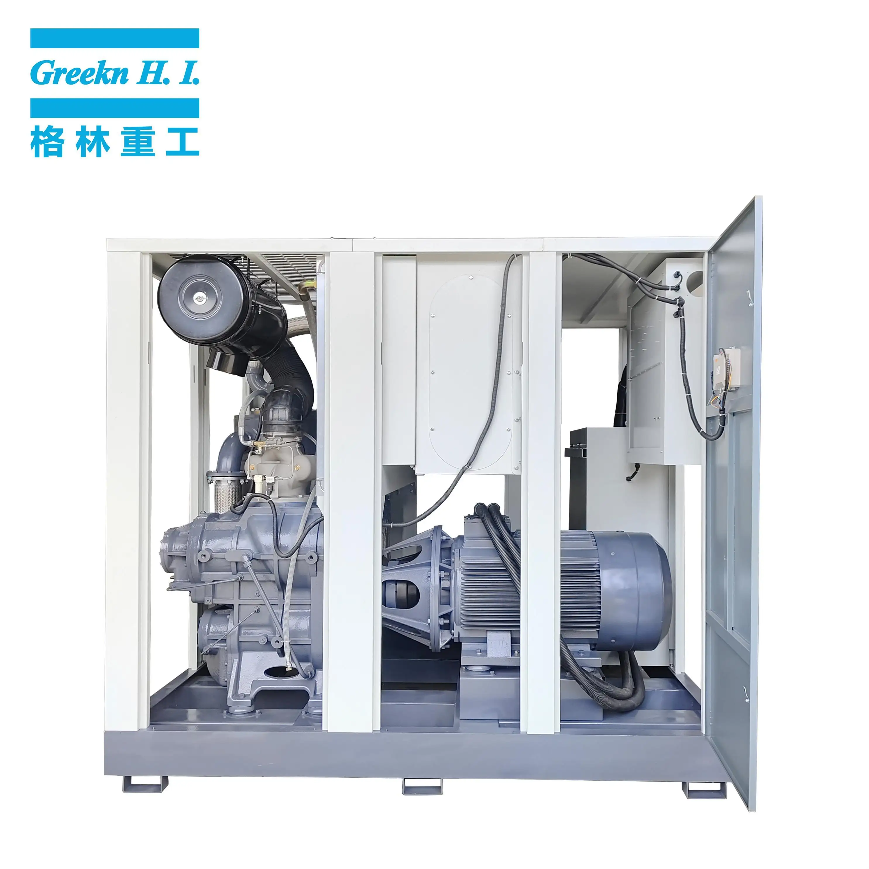 Variable Speed Rotary Screw Air Compressor by Greeknhi Screw Air Compressor 2
