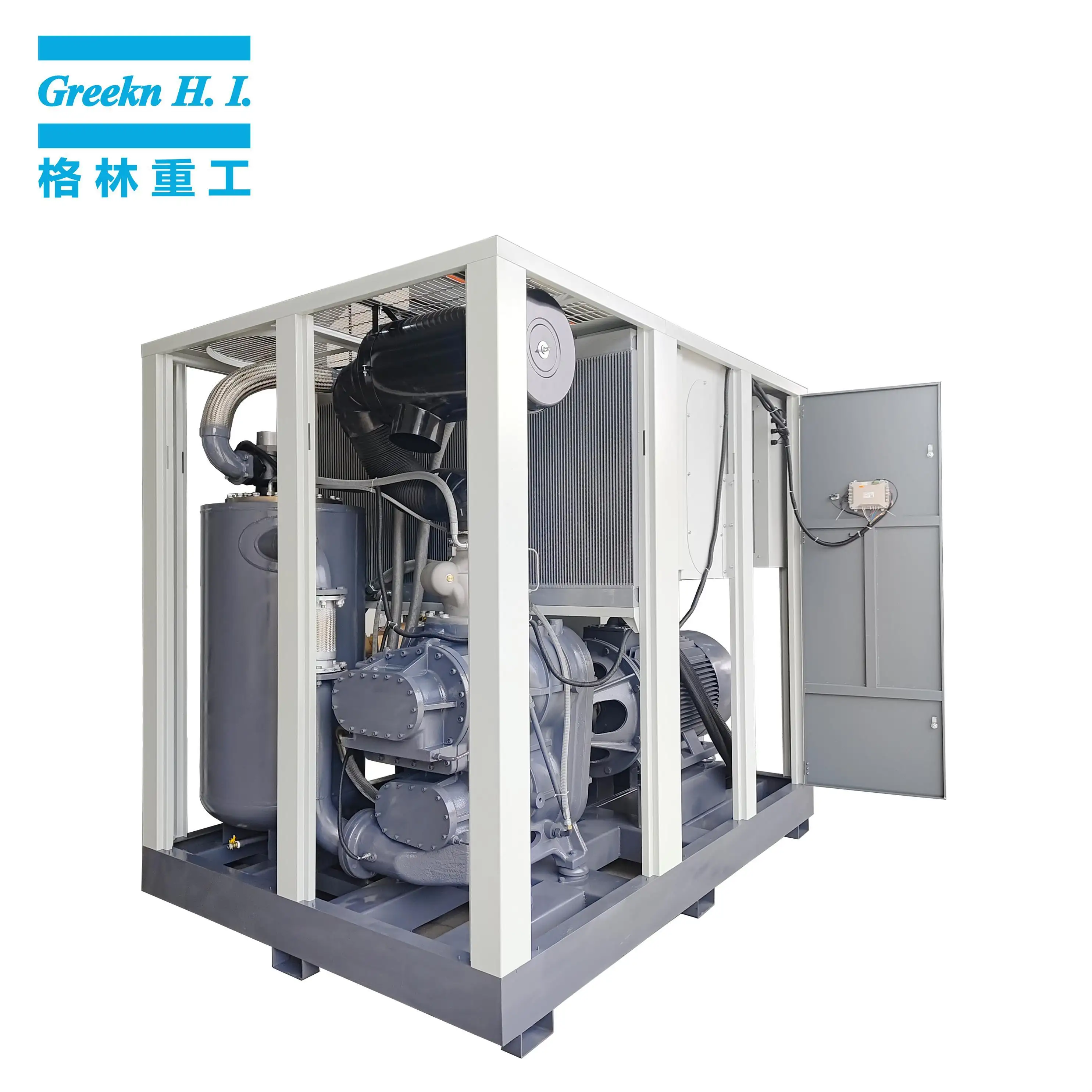 Variable Speed Rotary Screw Air Compressor by Greeknhi Screw Air Compressor 3