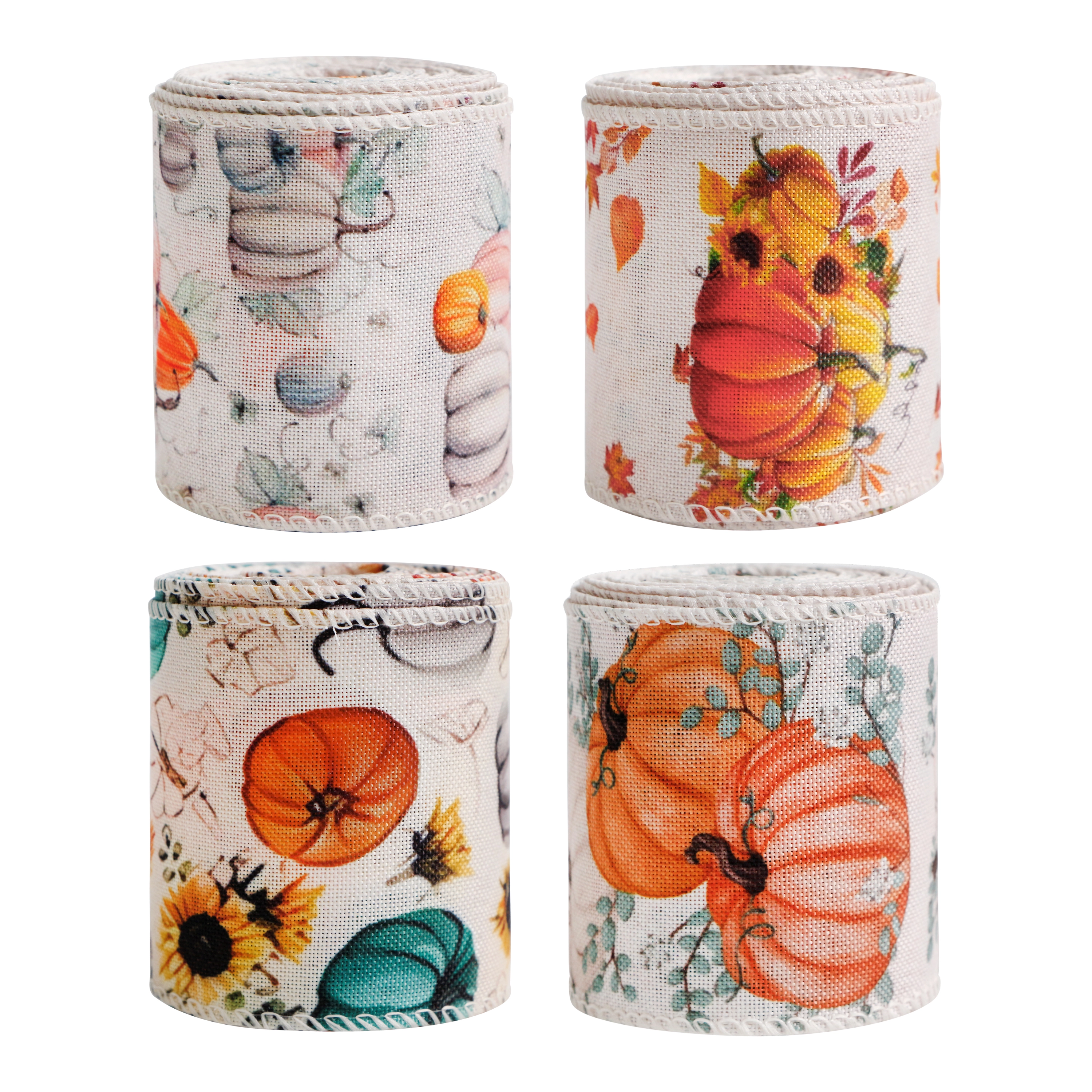 Personalized Thanksgiving Burlap Ribbon 1