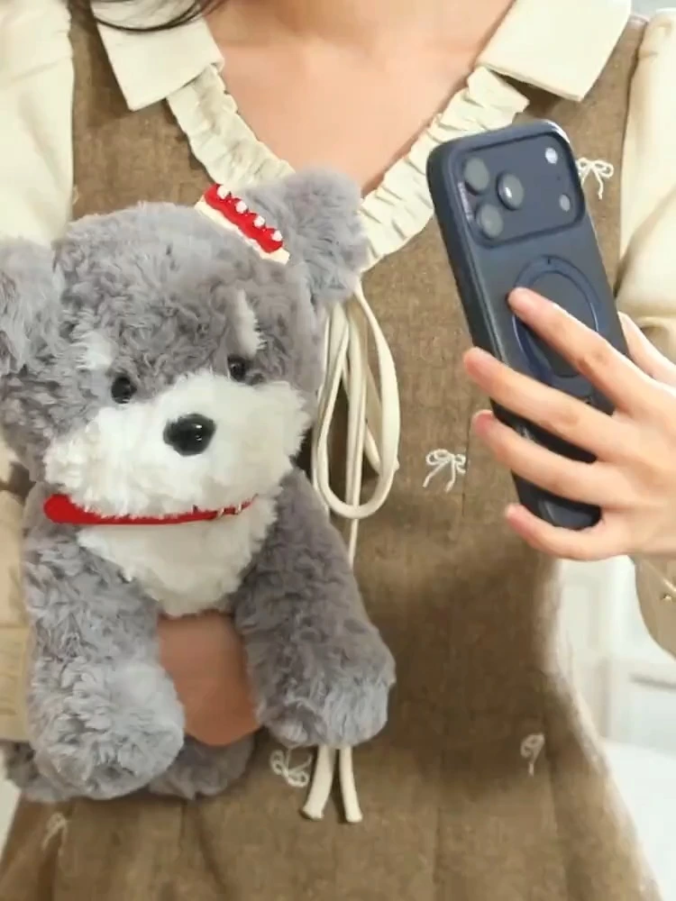 Yortoob Puppy Plush Toy with Collar Cute Stuffed Dog for Kids & Collectors 1