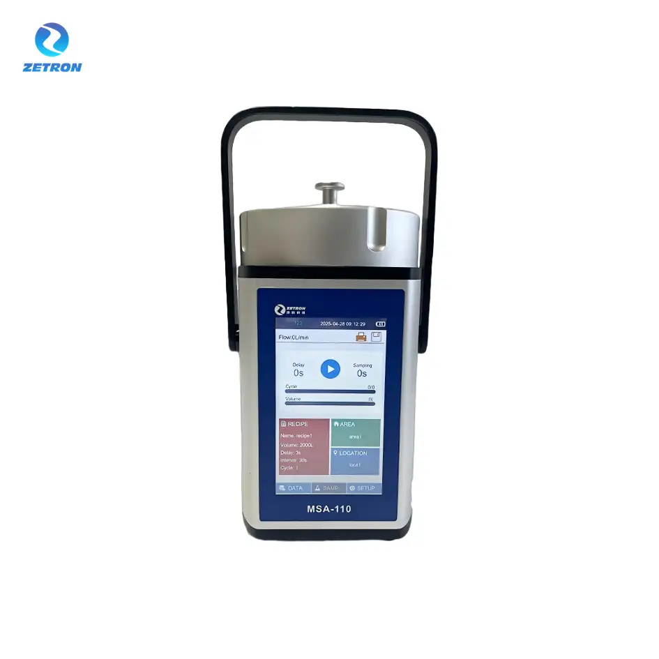 Échantillonneur d'air biologique pour la surveillance microbiologique et les tests en salle blanche – MAS-110 1