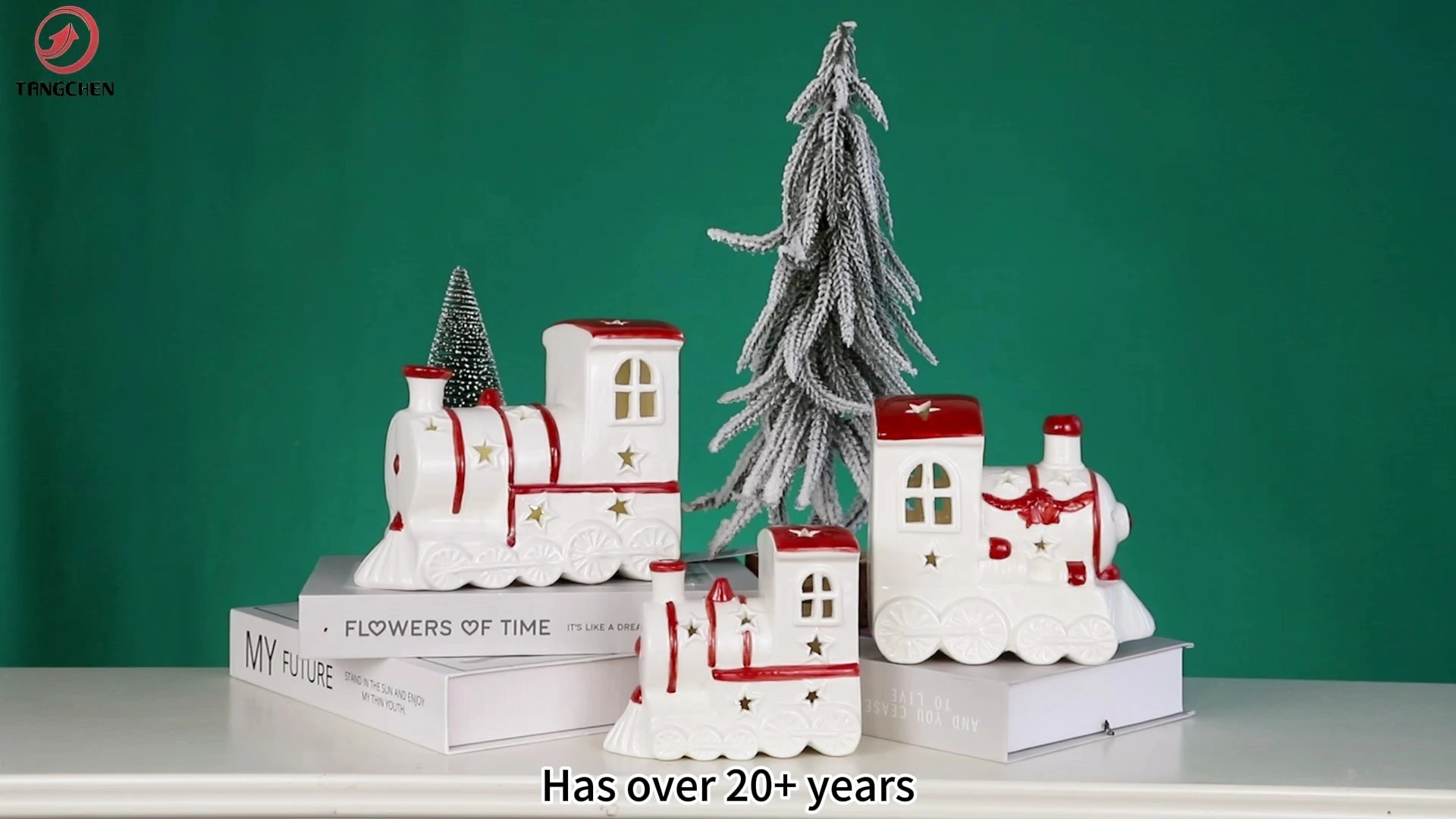 Weihnachtszug-Figur, Tischdekoration, Weihnachtsschmuck, Frohe Weihnachten, Neujahrsgeschenk 1