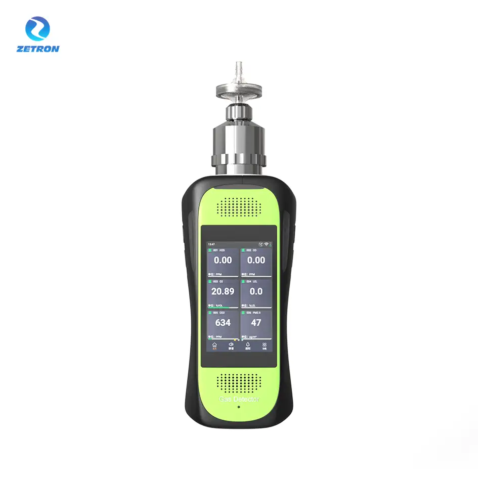 Portable 6-in-1 Gas Detector for Multi Gas Leak Detection and Safety Monitoring – MS600S 1