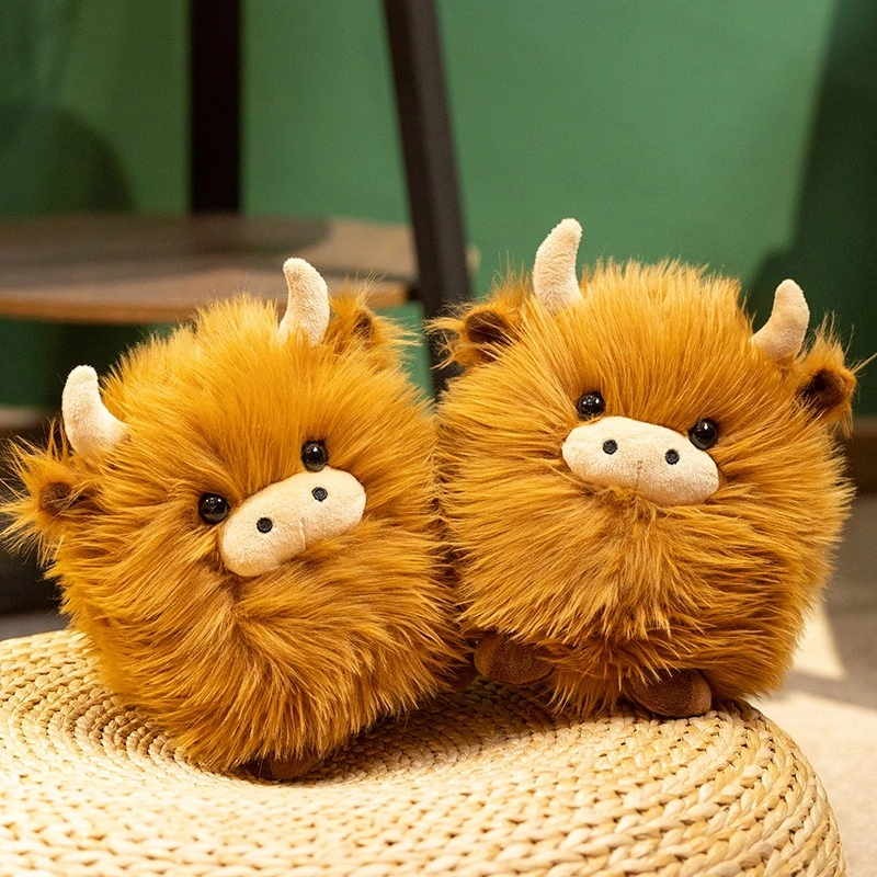 Yortoob Chibi Highland Cow Plush 25cm Adorable Gift for Children & Fans 1