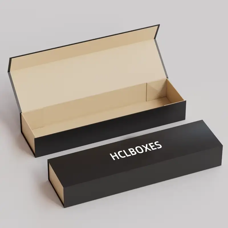 Coffret cadeau pour vêtements avec fermeture magnétique, design rigide, lamination mate, structure pliable 1