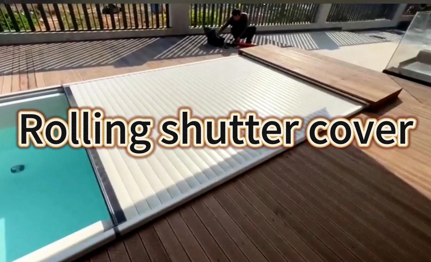 Water Crown Aluminum Alloy Indoor Outdoor Custom Rolling Shutter Pool Cover 1
