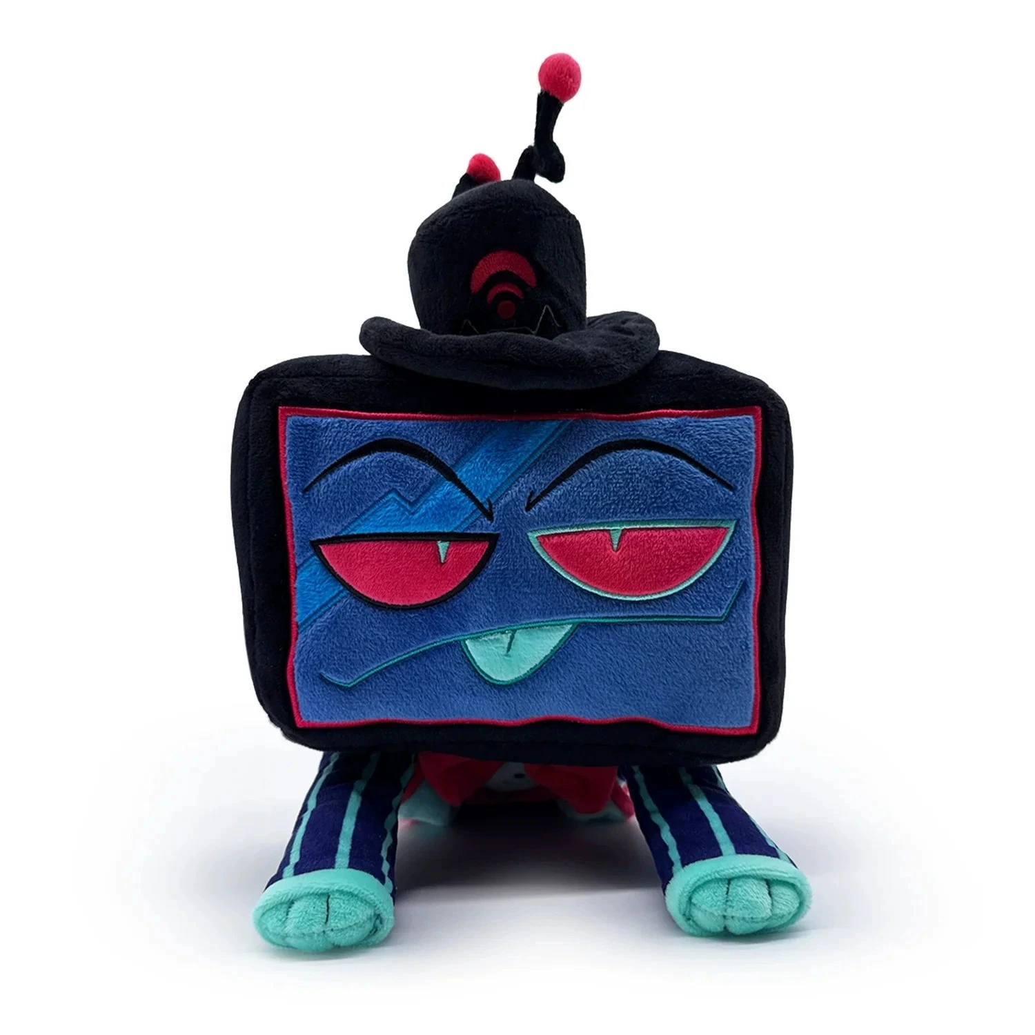 Hazbin Hotel Demon Plush Figure 40cm Ultra-Soft Cuddly Stuffed Toy, Iconic TV Head Design, Great for Snuggling & Fan Merch 1