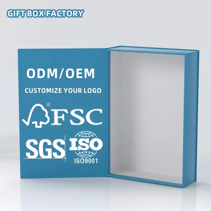 علبة هدايا عطر مغناطيسية قابلة لإعادة التدوير، مع إمكانية إضافة شعار مخصص حسب الطلب، لشحن منتجات العناية بالبشرة. 1