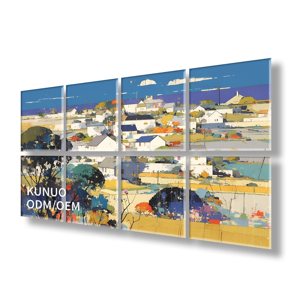 Polyester Fiber Inkjet-printed Acoustic Panels Are Used for Indoor Sound Absorption Decoration. 1