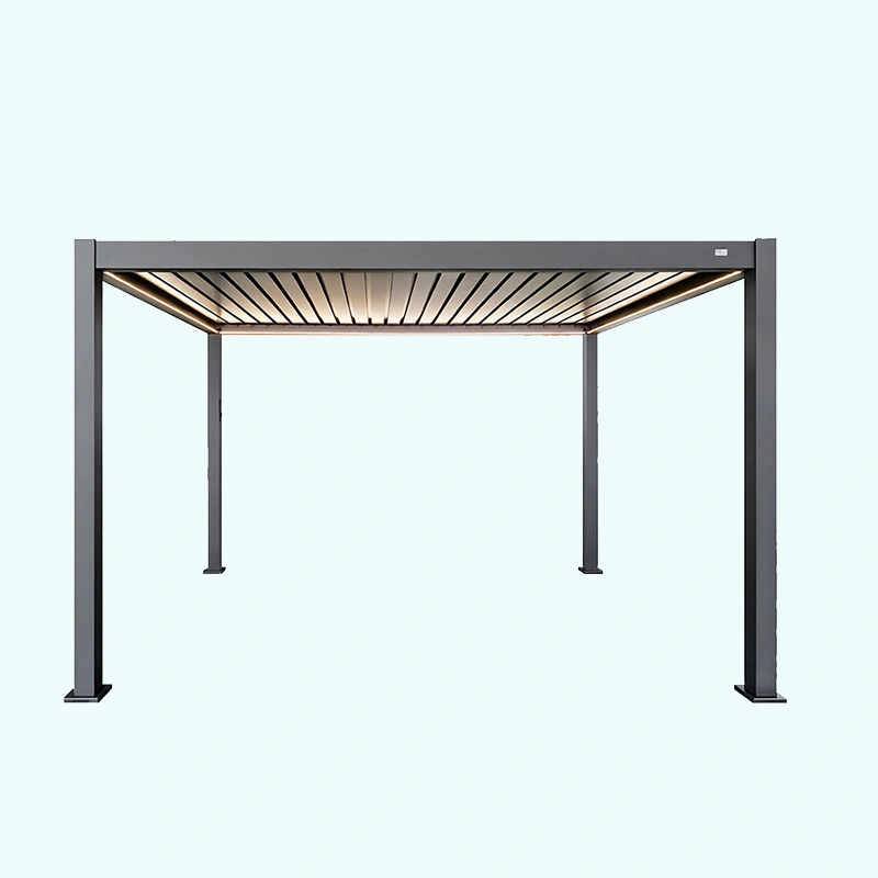 3x4M Outdoor Waterproof Electric Control Aluminum Pergola for Garden 1