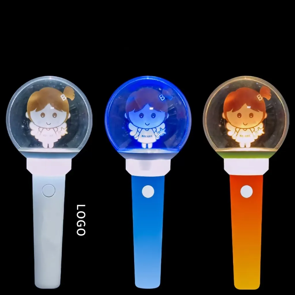 Professional RF Remote Control Light Stick with Durable ABS Handle and 15 RGB Colors