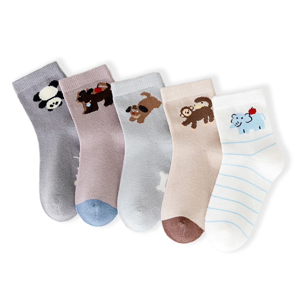 جوارب أطفال محبوكة بالجملة، جوارب خريفية، جوارب أطفال، 5 أنماط HYC-124 1