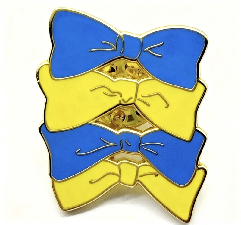 Custom Zinc Alloy Badge Cute Pin Back Design Ideal for School and Club Events Available in Fun Shapes and Colors 1