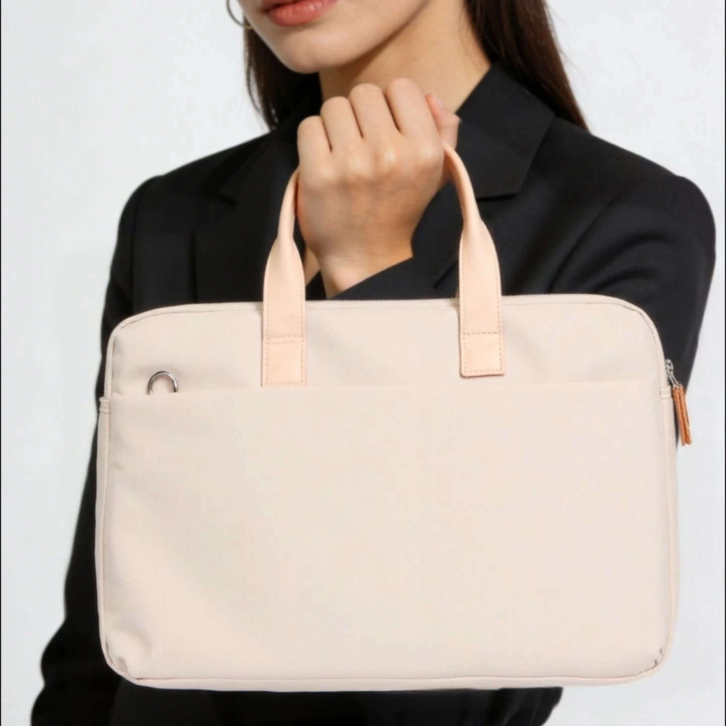 Shockproof Laptop Bag for Women Large-Capacity 15.6 Inch Notebook Computer Case Convertible Shoulder and Handbag Satchel 1