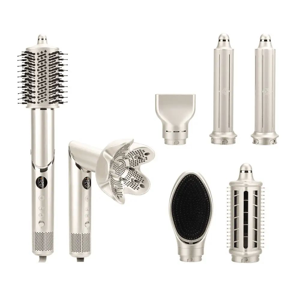 FP-2251 One Step Hair Dryer 8 in 1 Styler Hair Dryer Professional Hair Straightener Curler Multi Styling Tools Hot Air Brush 1