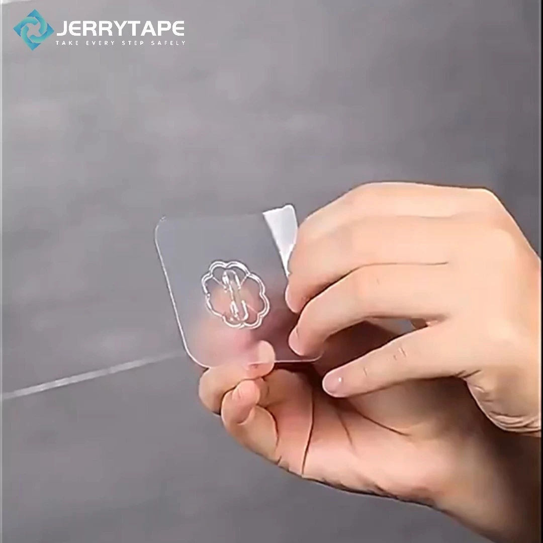 Ganchos de parede autoadesivos transparentes, resistentes e à prova d'água para banheiro e cozinha. 1