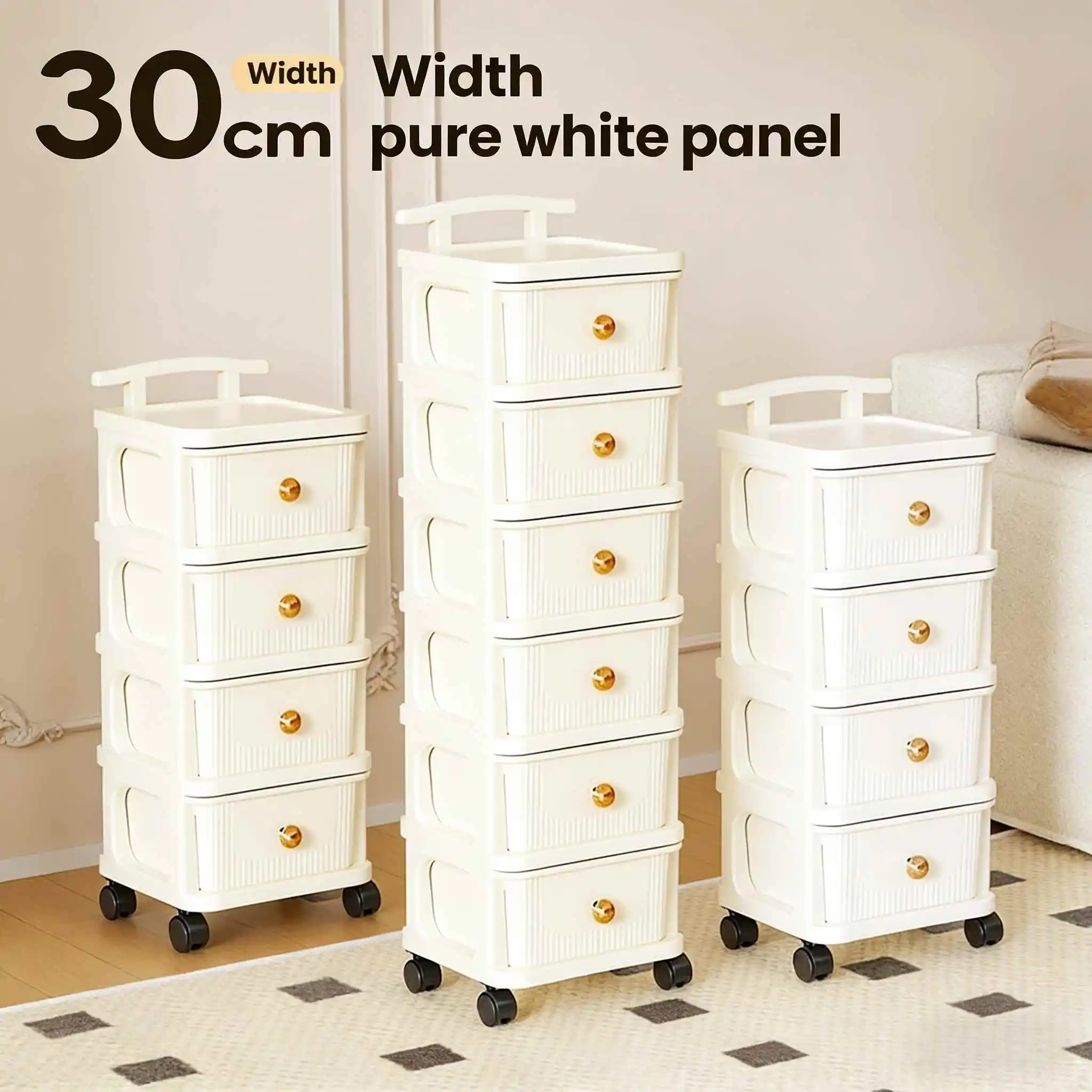 Rolling Storage Tower | Mobile Plastic Wardrobe Factory - HongXing 1