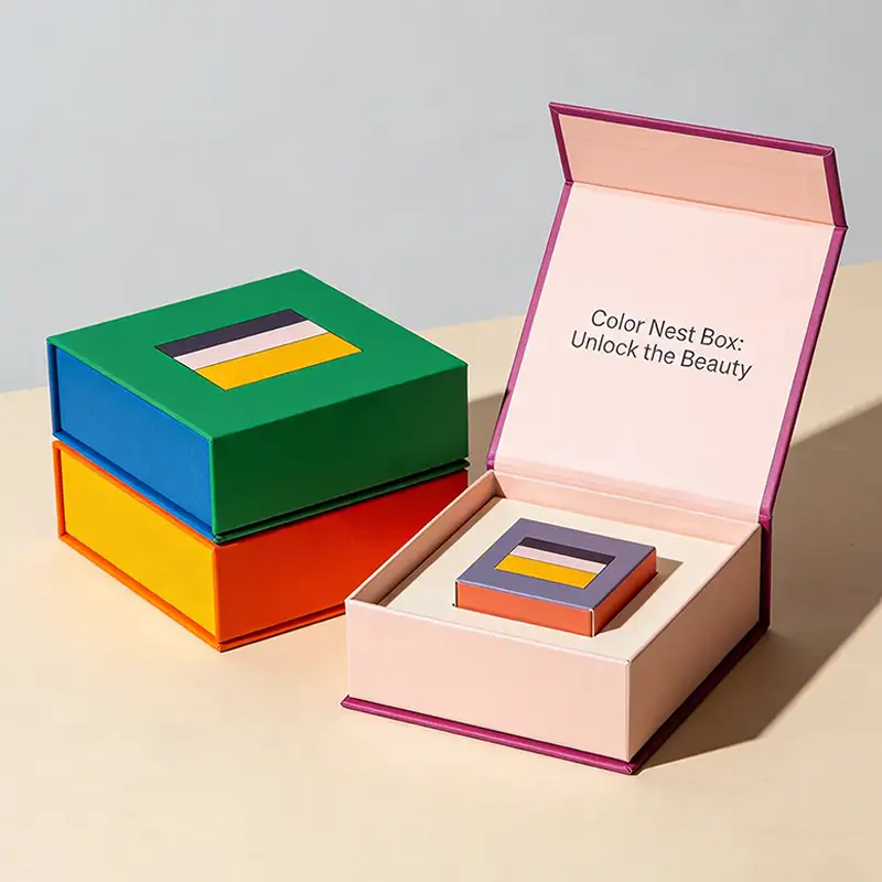 علب هدايا ألعاب مصنوعة من الورق المقوى القابل لإعادة التدوير، قابلة للتخصيص، مع غطاء مغناطيسي للأطفال - بيع بالجملة 1