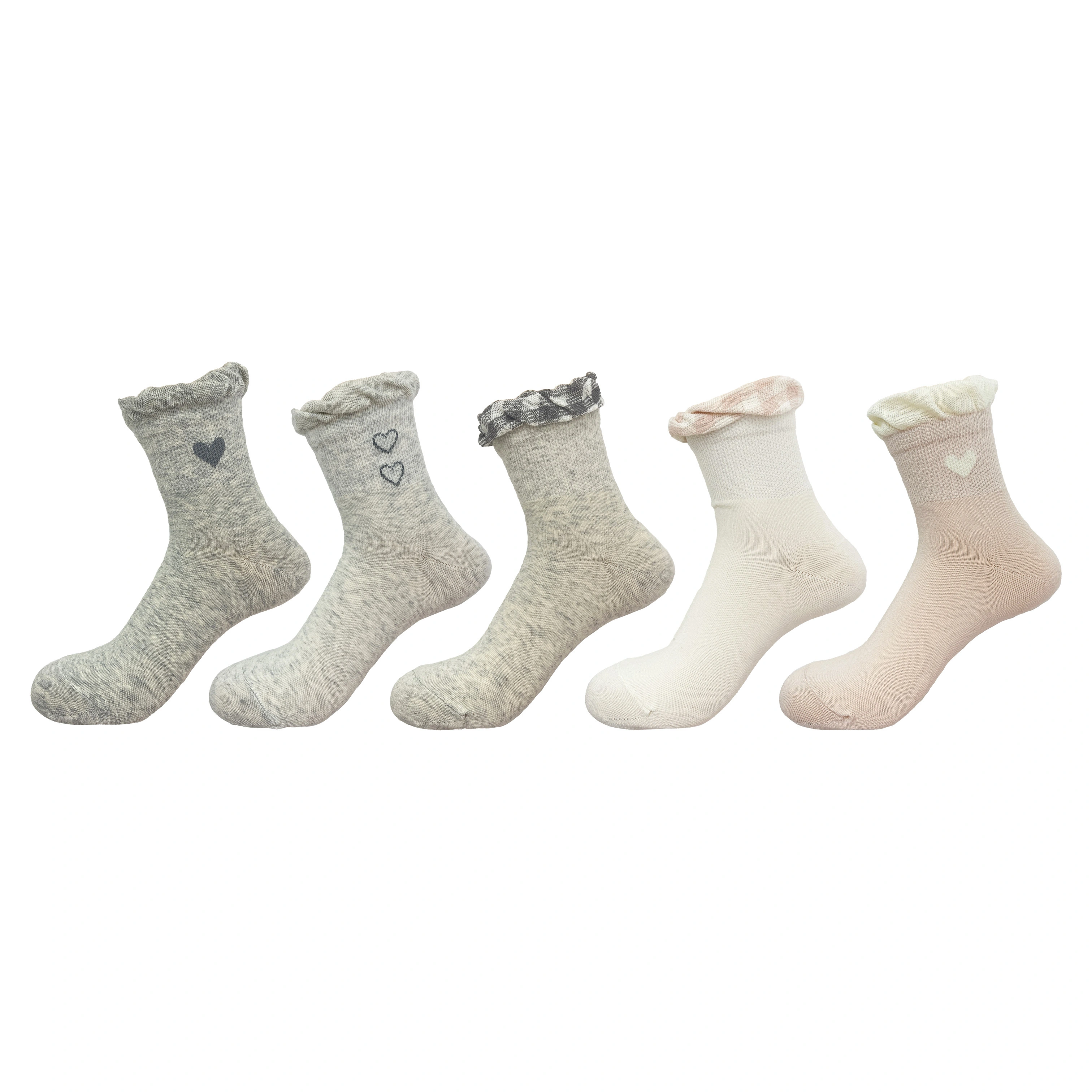 جوارب أطفال محبوكة بالجملة، جوارب مسامية مكشكشة، جوارب يومية HYC-134 1