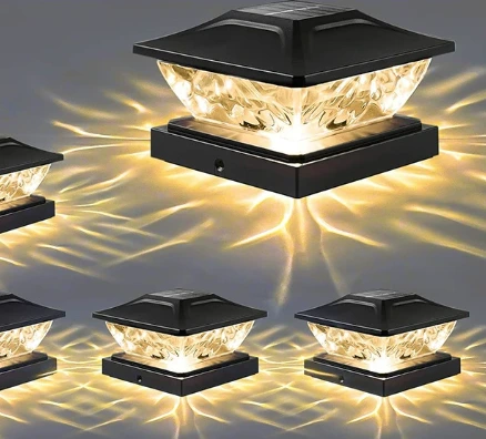 Solar Column Lamp Dual-Mode Switching Light Garden Landscape Column Lamp 1