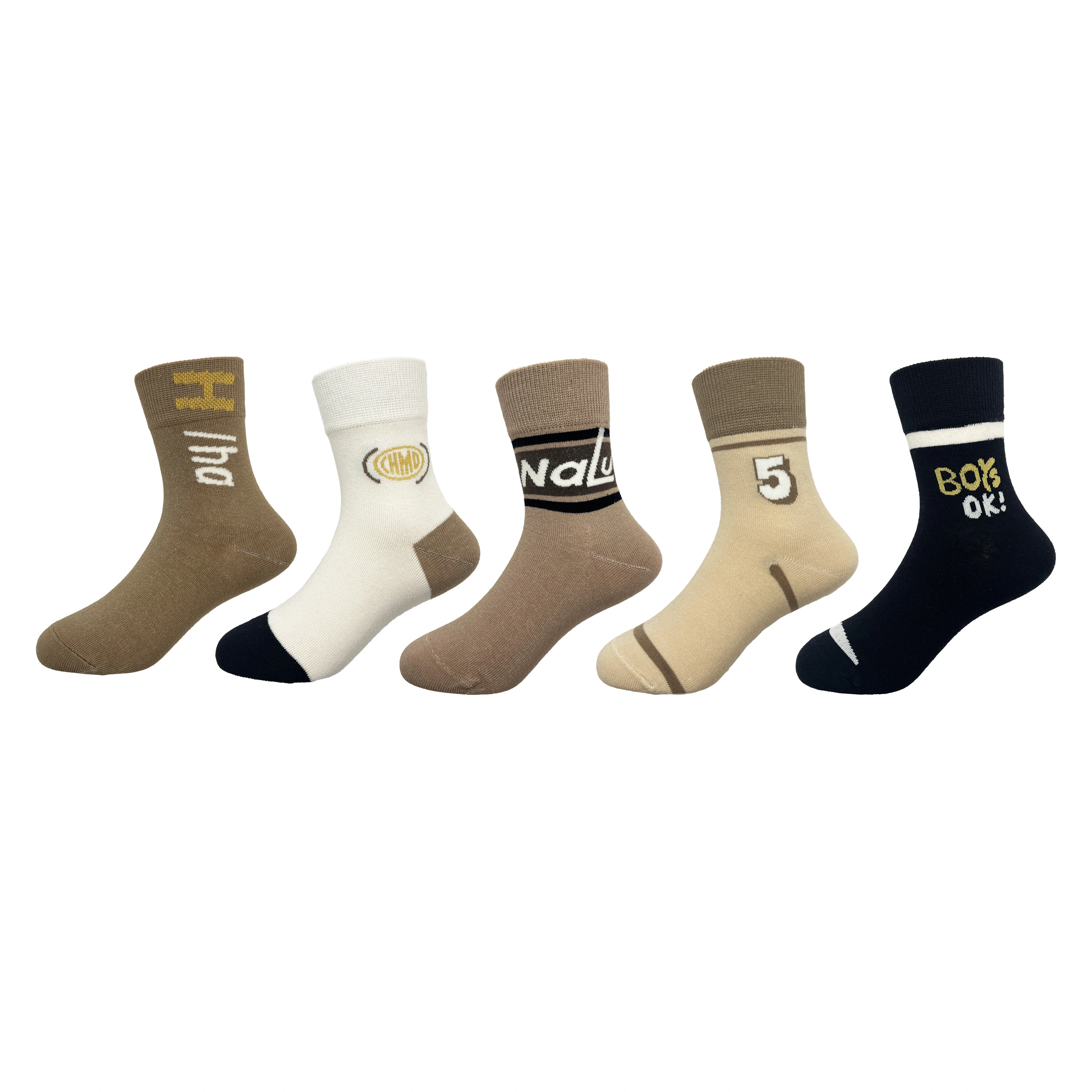 Оптовая продажа детских вязаных носков, дышащие носки для осени HYC-137 1