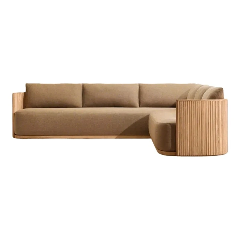 L-shaped patio sofa