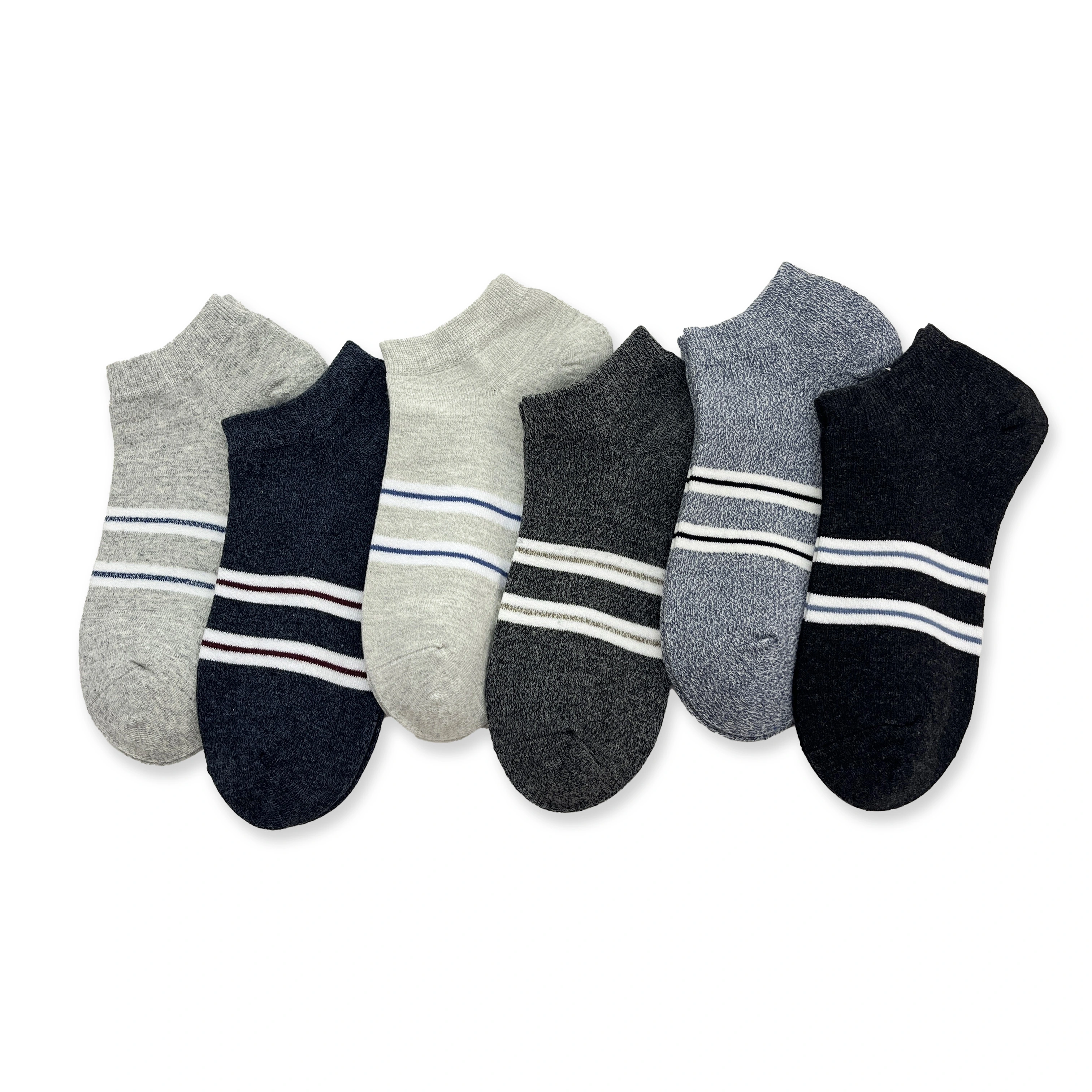 Custom Wholesale Men's Low Cut Socks Knitting Socks Breathable and Comfortable HY-M-045 1