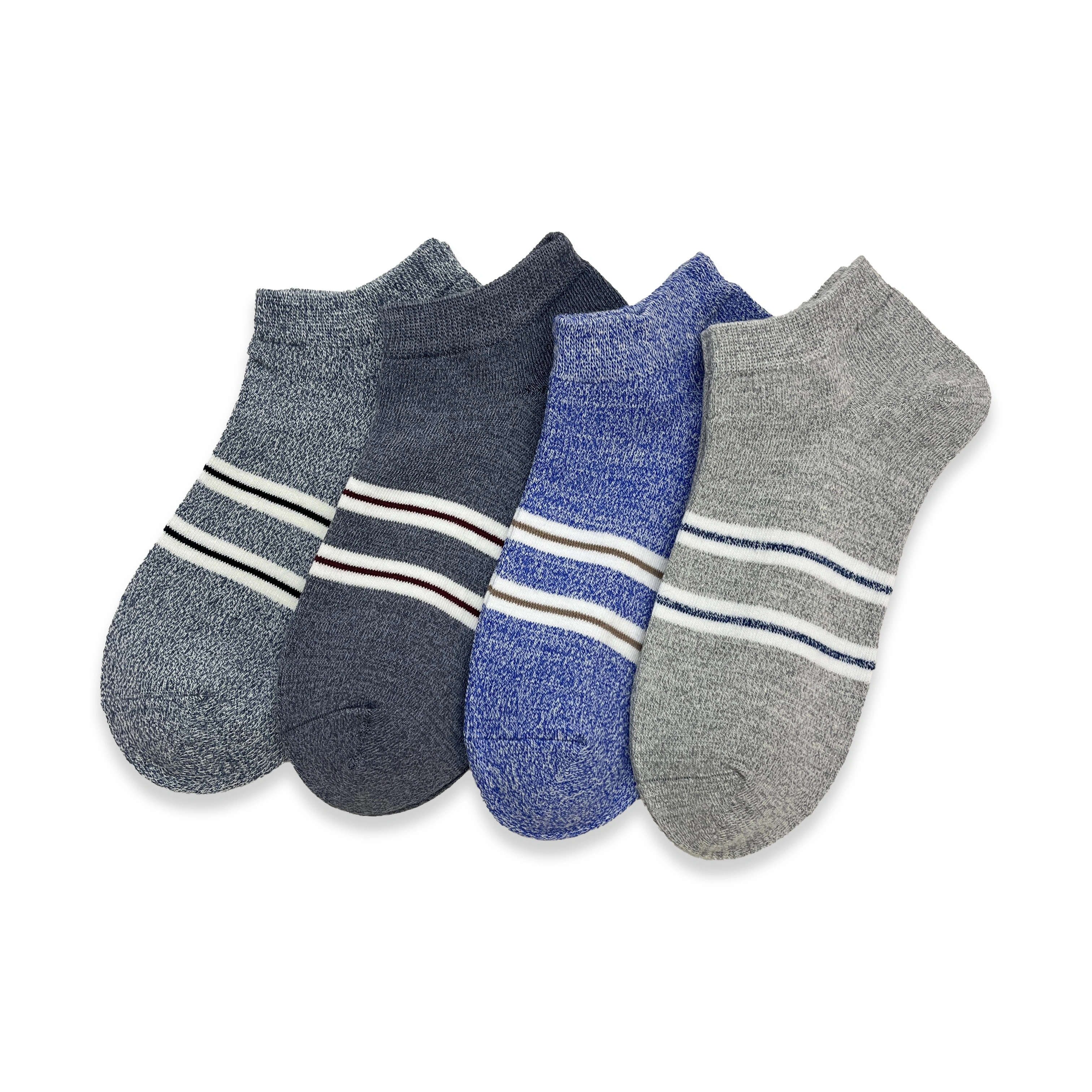 Мужские вязаные носки оптом на заказ: дышащие и удобные низкие носки HY-M-046 1