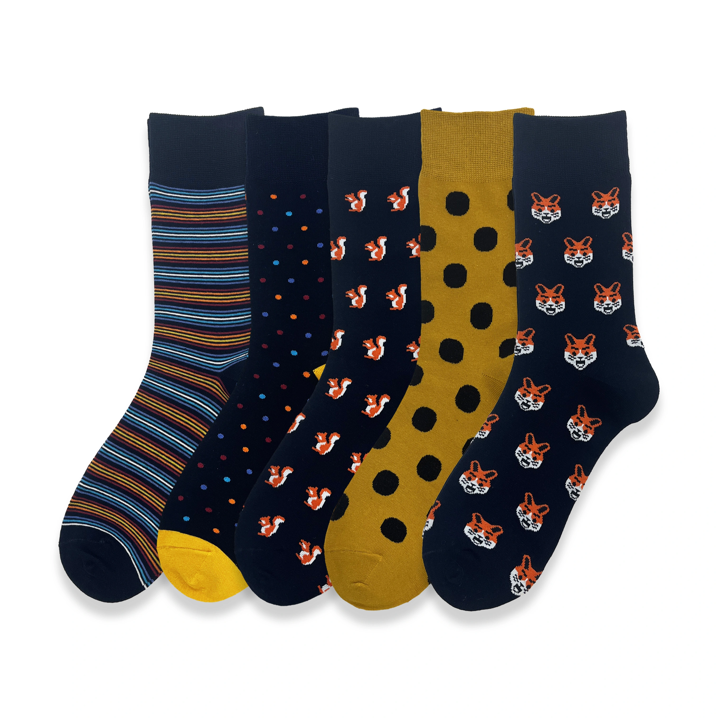 Custom Wholesale Spring Summer Men's Cotton Knitting Socks Breathable and Comfortable HY-M-047 1