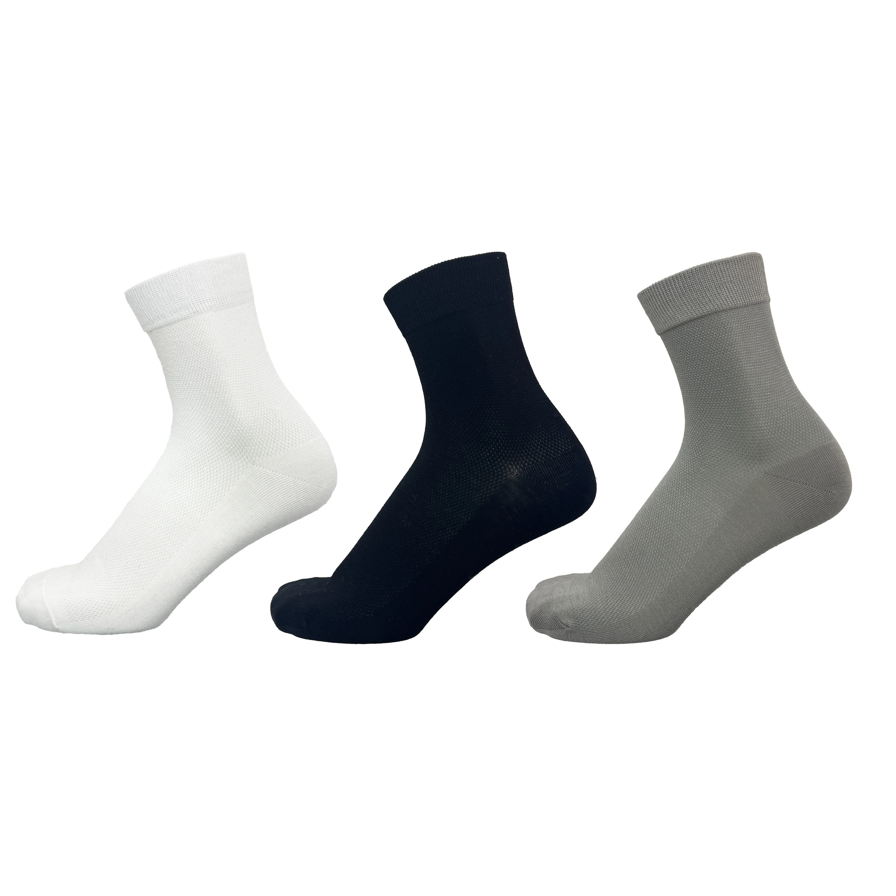 Custom Wholesale Men's Knitting Socks Breathable Cotton Socks for Spring and Summer HY-M-048 1