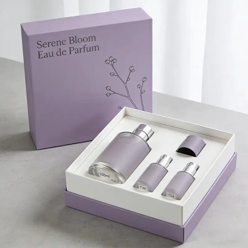 مجموعة علب هدايا فاخرة مربعة الشكل قابلة لإعادة التدوير، مصنوعة من الكرتون المغناطيسي، مع غلاف مقوى، وورق ملون صلب عالي الجودة، وتغليف غير لامع. 1