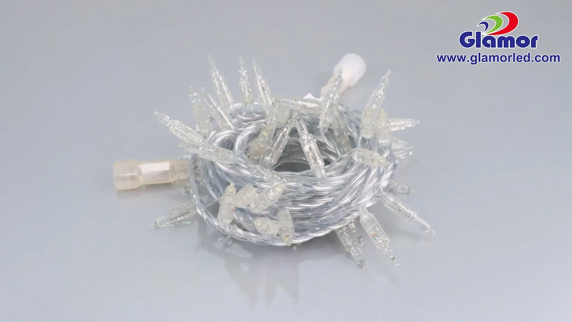 2026 New icicle Lala PC cap indoor outdoor decoration white warm white different color light chain string| Glamor 1