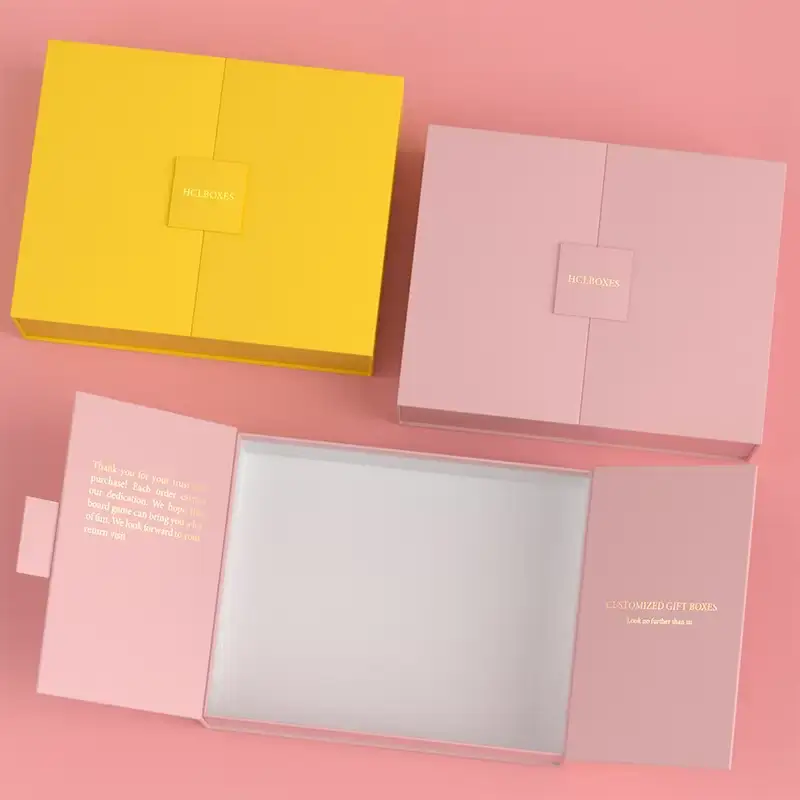 علبة هدايا مربعة صلبة قابلة للتحلل الحيوي، مطبوعة رقميًا، بمقاسات مخصصة، مغلفة بطبقة لامعة غير لامعة، مناسبة لزجاجات العطور. 1